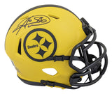 Steelers Hines Ward Authentic Signed Rave Speed Mini Helmet W/ Case BAS Witness