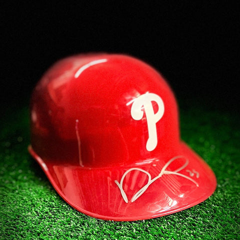 Darick Hall Philadelphia Phillies Autographed Signed Replica Helmet JSA COA