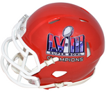 MECOLE HARDMAN SIGNED KANSAS CITY CHIEFS SUPER BOWL LVIII MINI HELMET W/ GW TD