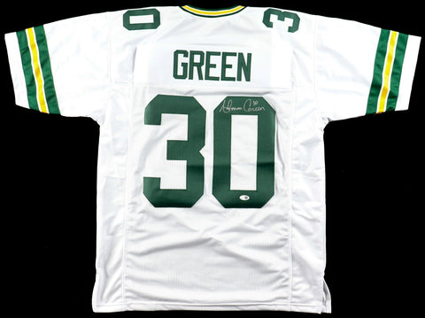 Ahman Green Signed Packers Jersey (JSA) Green Bay 3rd Round Pick 1998 NFL Draft