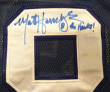 Seahawks Matt Hasselbeck Autographed Blue Authentic Reebok Jersey MCS Holo 87252