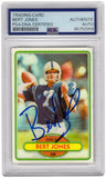 Bert Jones Signed Colts 1980 Topps Football Card #45 - (PSA Encapsulated)