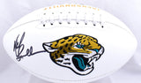Mark Brunell Autographed Jacksonville Jaguars Logo Football - Prova *Black
