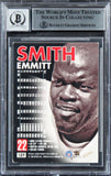 Cowboys Emmitt Smith Signed 1998 Skybox Premium #189 Card Auto 10! BAS Slabbed