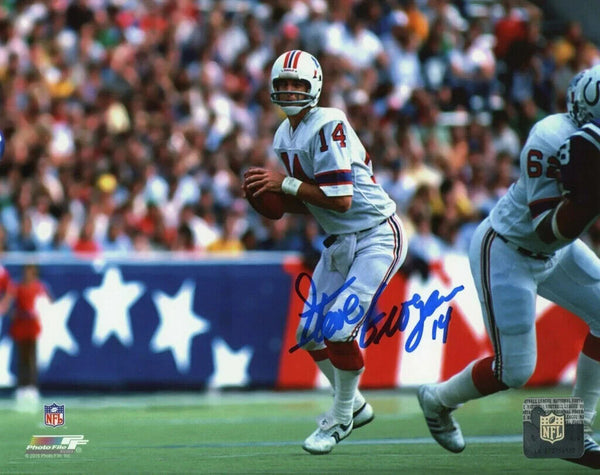 Steve Grogan New England Patriots Signed 8x10 Patriots Alumni COA