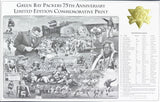 Signed Green Bay Packers Framed World Champion Lithograph Print-B Favre, B Starr