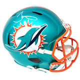 Tyreek Hill Miami Dolphins Signed Riddell Flash Replica Helmet BAS Beckett