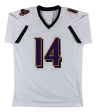 Kyle Hamilton Authentic Signed Alt White Pro Style Jersey BAS Witnessed