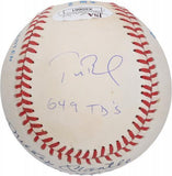 Tom Brady and Micky Mantle Autographed MLB Baseball with Multiple Inscriptions