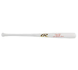 Cal Ripken Jr. Signed Orioles Rawlings White Chrome MLB Bat with 2 Inscriptions