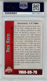 Rex Kern Autographed/Signed Trading Card PSA Slab 43775