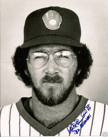 Milw Brewers Pitcher DWIGHT BERNARD Signed 8x10 Photo #3 AUTO - '82 World Series
