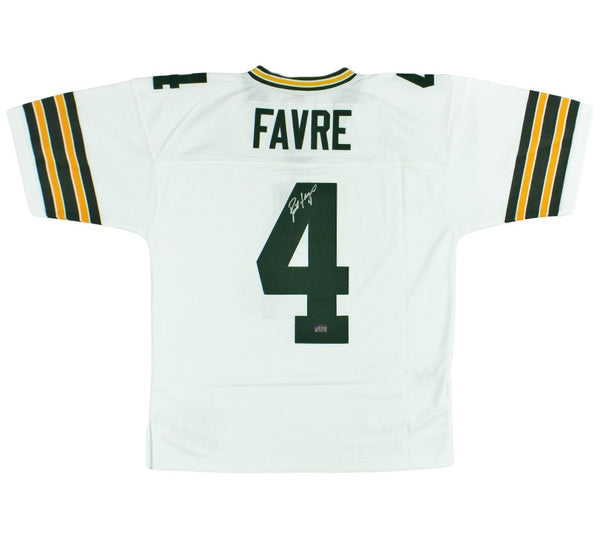Brett Favre Signed Green Bay Packers Mitchell & Ness Legacy White NFL LG Jersey