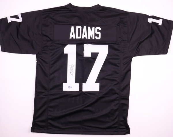 Davante Adams Signed Las Vegas Raiders Jersey (Beckett) 5xPro Bowl Wide Receiver