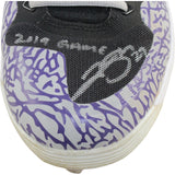 Trevor Story Signed Colorado Rockies Game Used Left Cleat Nike Beckett 57820