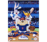Tom Seaver Signed Cincinnati Reds Unframed Looney Tunes MLB Photo - Franchise