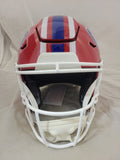 JAMES COOK SIGNED BUFFALO BILLS THROWBACK SPEEDFLEX AUTHENTIC HELMET BECKETT QR