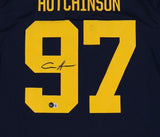 Aidan Hutchinson Signed Michigan Wolverines Air Jordan Jersey (Beckett) Lions DE