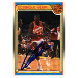 Dominique Wilkins Signed 88 Fleer All Star Blank Back Trading Card Beckett 54210