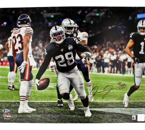 Josh Jacobs Signed Oakland Raiders Unframed 16x20 Licensed NFL Photo