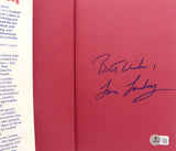 Tom Landry Autographed Book Dallas Cowboys "Best Wishes" Beckett BAS QR #BM37164