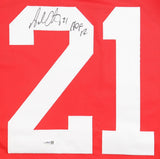 Adam Oates Signed Detroit Red Wings Jersey Inscribed "HOF 12" (JSA) 8xAll Star
