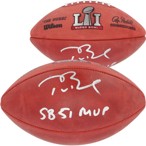 Tom Brady Patriots Super Bowl LI Champs Signed SB LI Pro Football w/MVP Insc