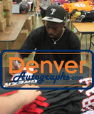 AJ Green Autographed/Signed College Style Black XL Jersey Beckett 39314