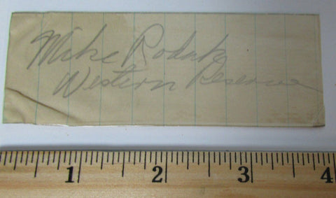 Mike Rodak Western Reserve/Cleveland Rams Signed Cut PSA/DNA 145033