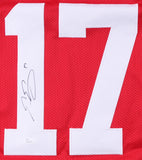 Evan Engram Signed Ole Miss Rebel Jersey (JSA COA) New York 1st Round Pick 2017