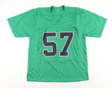 Jayson Ademilola Signed Notre Dame Jersey Inscribd "Go Irish!" (Playball Ink) DE