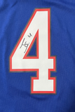 James Cook Autographed Buffalo Bills Nike Blue Game Jersey Beckett
