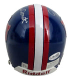 Gale Sayers HOF KU Signed/Inscribed Authentic Mini Football Helmet JSA 212666