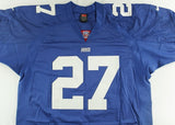 Ron Dayne Signed New York Giants Jersey (UDA COA) Running Back / U of Wisconsin