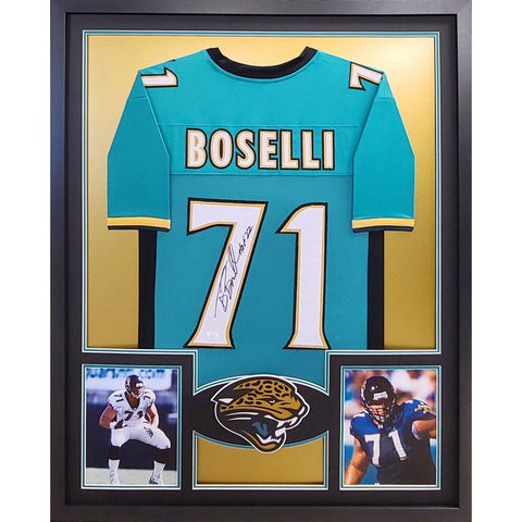 Tony Boselli Autographed Signed Framed Jacksonville Jaguars Jersey JSA