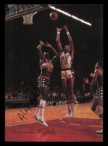 Alex English Autographed Signed 5x7 Photo Milwaukee Bucks SKU #237723