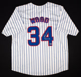Kerry Wood Signed Chicago Cubs Jersey "98 NL ROY" (Beckett) Rookie Record 20 K's