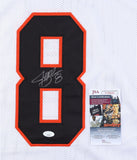 Jeff Blake Signed Cincinnati Bengals Jersey (JSA COA) 1995 Pro Bowl Quarterback