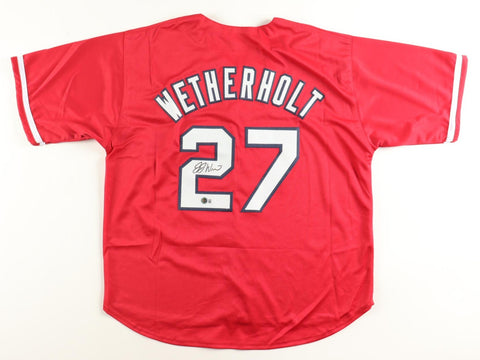 JJ Wetherholt Signed St. Louis Cardinals Jersey (Beckett) 2025 Rookie/ Infielder