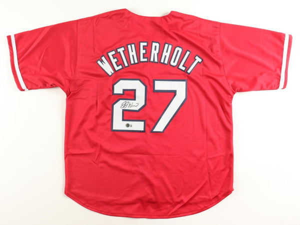 JJ Wetherholt Signed St. Louis Cardinals Jersey (Beckett) 2025 Rookie/ Infielder