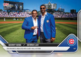 Derrek Lee & Sammy Sosa Signed 16x20 Photo Inscribed Chicago Cubs HOF-25 Beckett