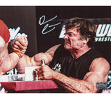 Devon Larratt Signed Unframed 8x10 Horizontal Arm Wrestling Photo - Sleeveless