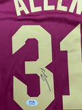 Jarrett Allen Signed Jersey PSA Cleveland Cavaliers Autographed