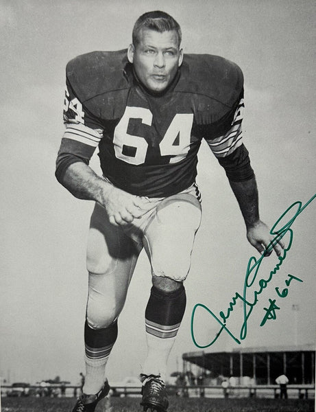 Packers JERRY KRAMER Signed 8x10 Photo #15 AUTO - 5 x NFL Champ - GBP HOF