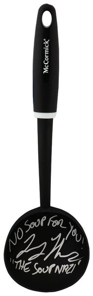 Larry Thomas Signed McCormick Black Ladle w/Soup Nazi, No Soup For You -(SS COA)