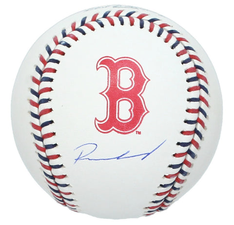 Roman Anthony Autographed Red Sox Team Color Laces Official Baseball Fanatics