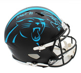 Steve Smith Signed Carolina Panthers Speed Authentic ALT NFL Helmet with Inscr.