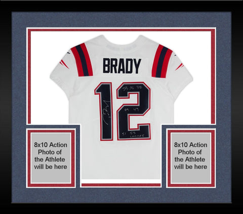 Autographed Tom Brady Patriots Jersey Fanatics Authentic COA Item#13444010