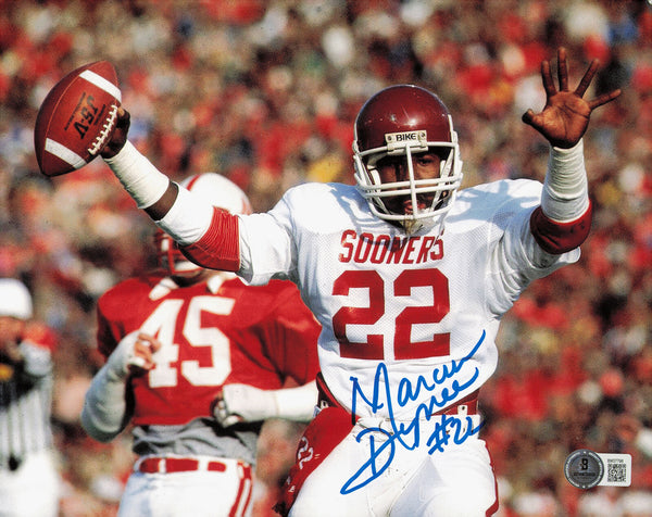 Marcus Dupree Autographed Signed 8x10 Photo Oklahoma Beckett BAS QR #BM37798