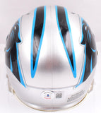 Luke Kuechly Autographed Carolina Panthers Speed Mini Helmet- Beckett W Hologram